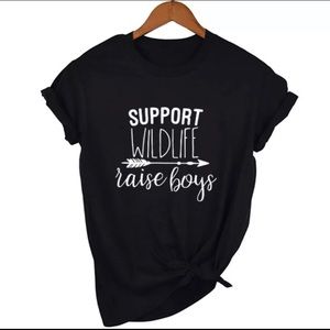 Support WILDLIFE Raise Boys T-Shirt